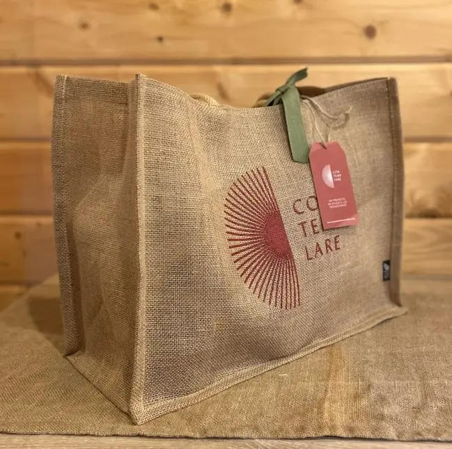 Bolsa de yute Contemplare