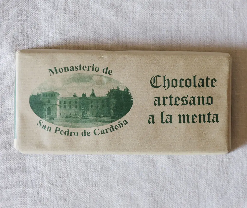 Chocolate artesano a la menta