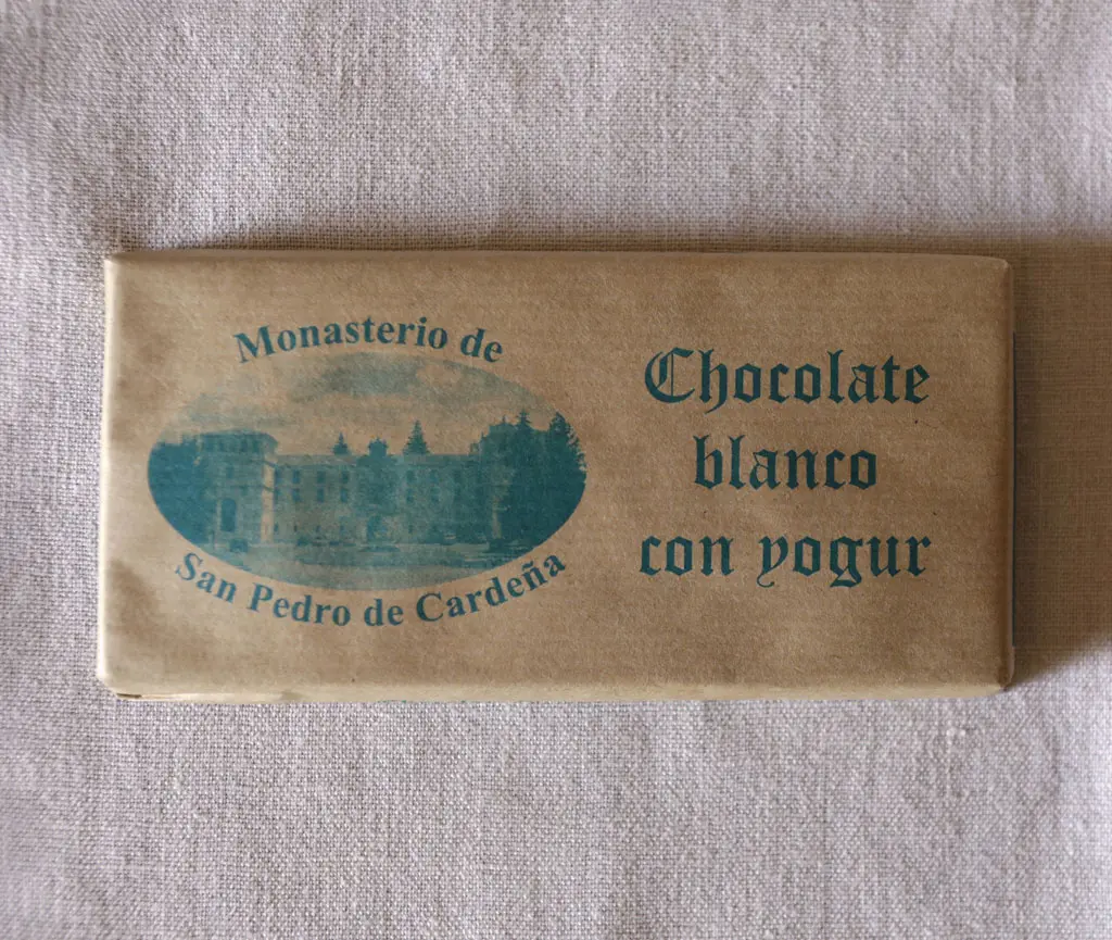 Chocolate blanco con yogur