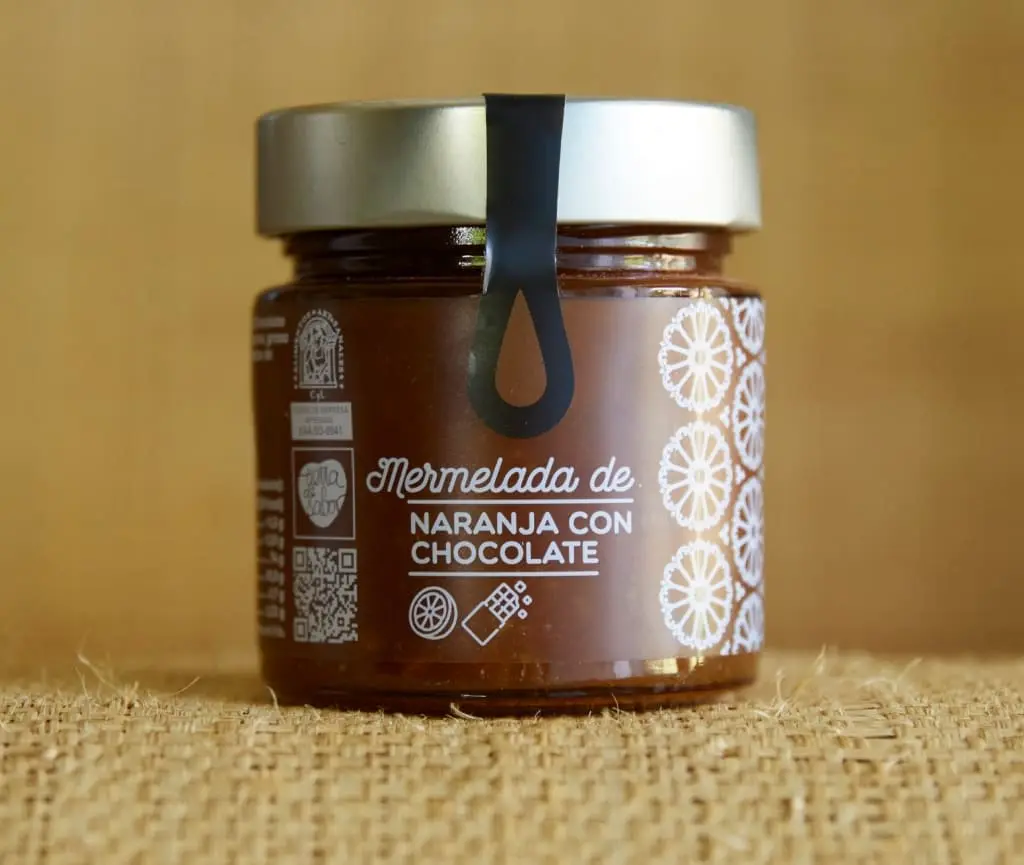 Mermelada de naranja con chocolate