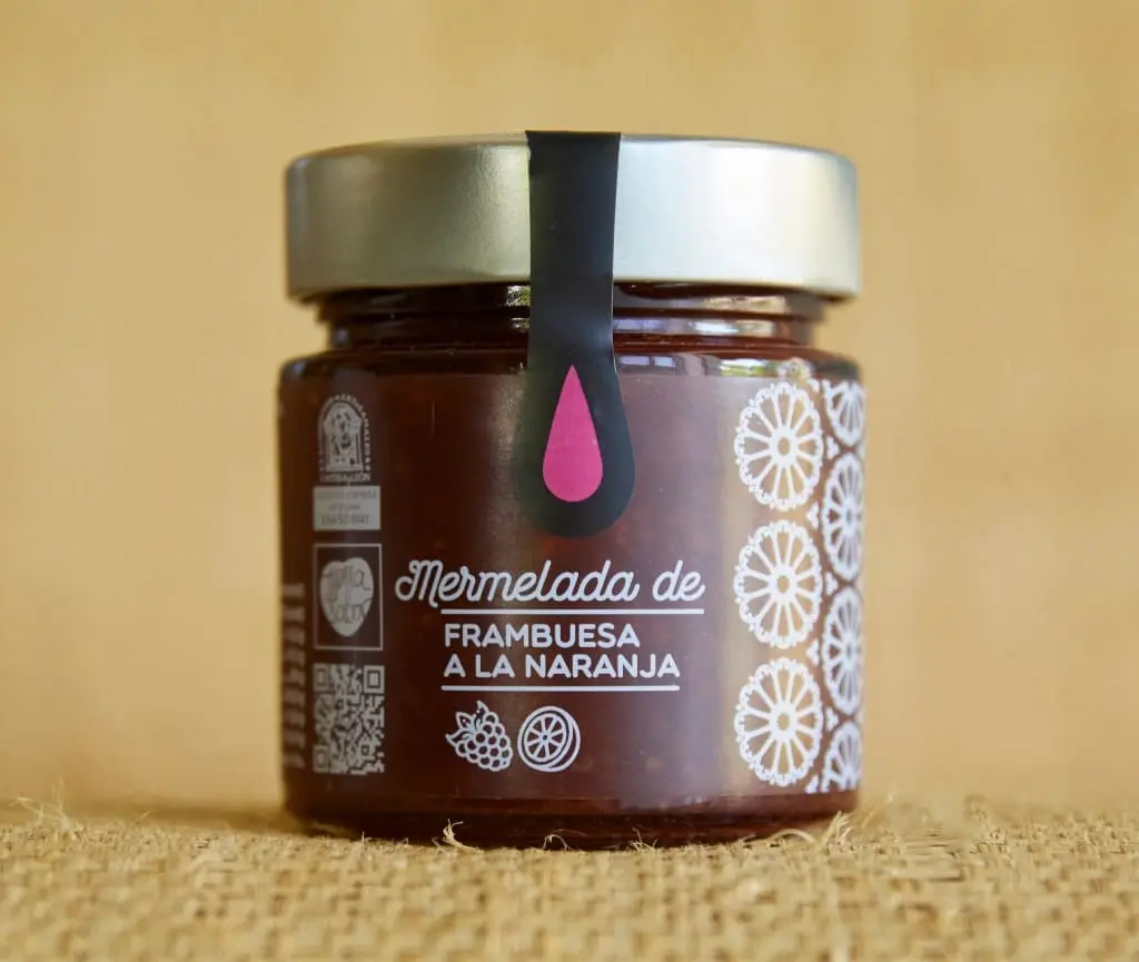 Mermelada de frambuesa a la naranja