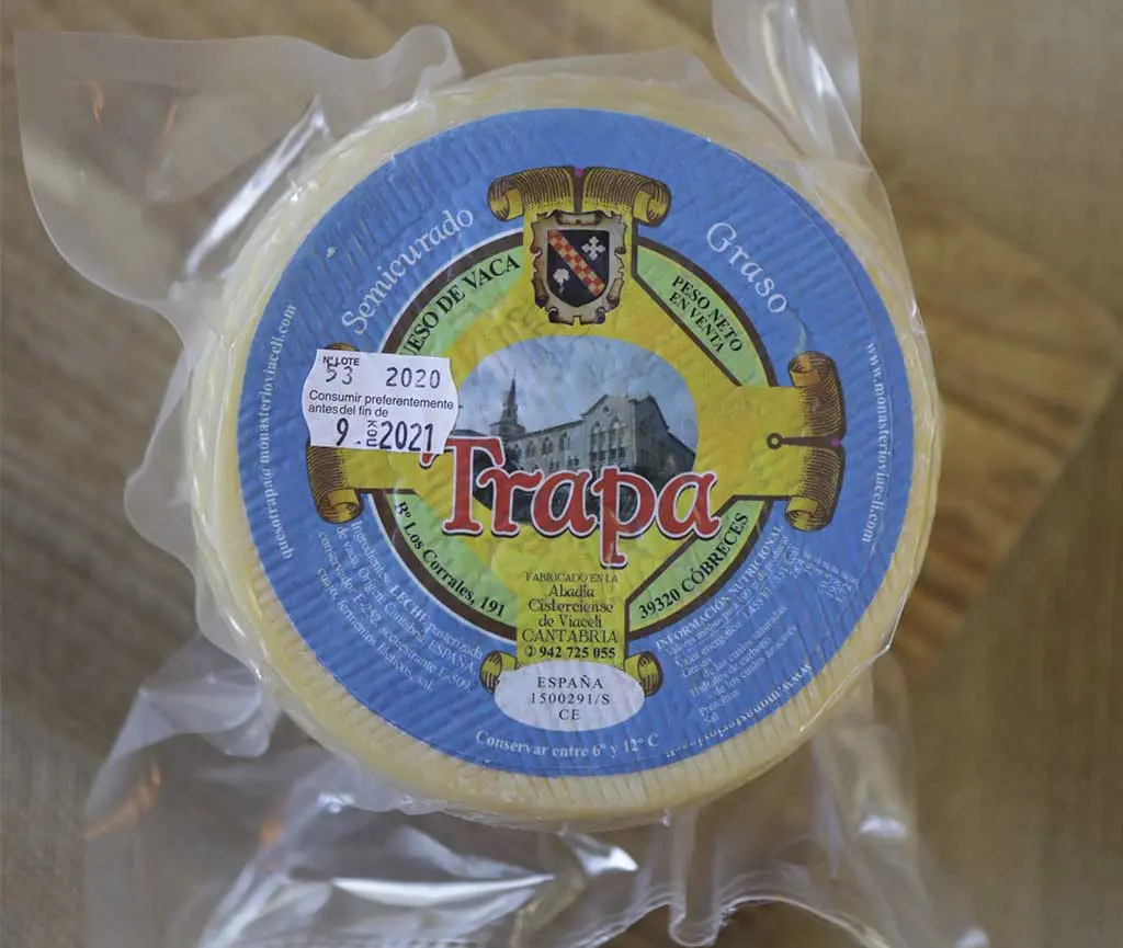Queso entero Trapa