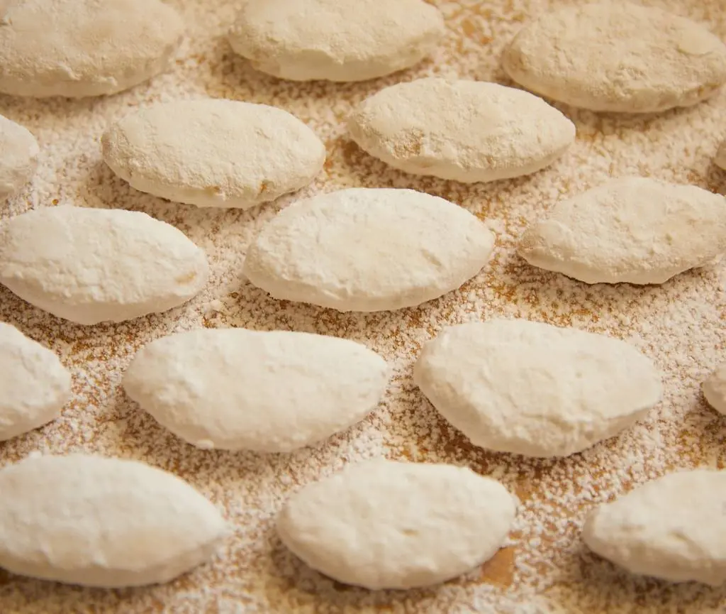 Mantecados de hoja pequeños