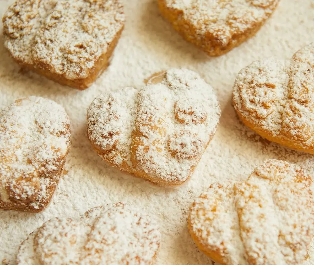 Corazones de almendra