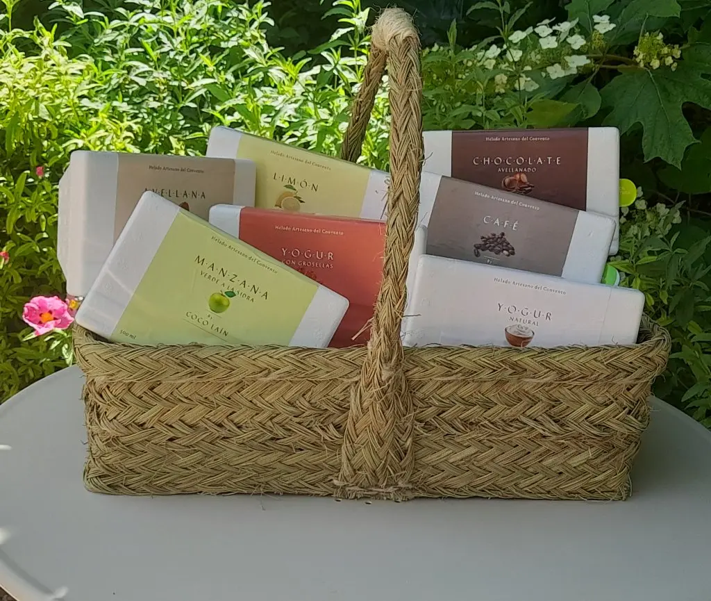 Helado de chocolate avellanado