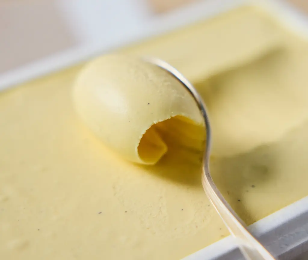 Helado de vainilla