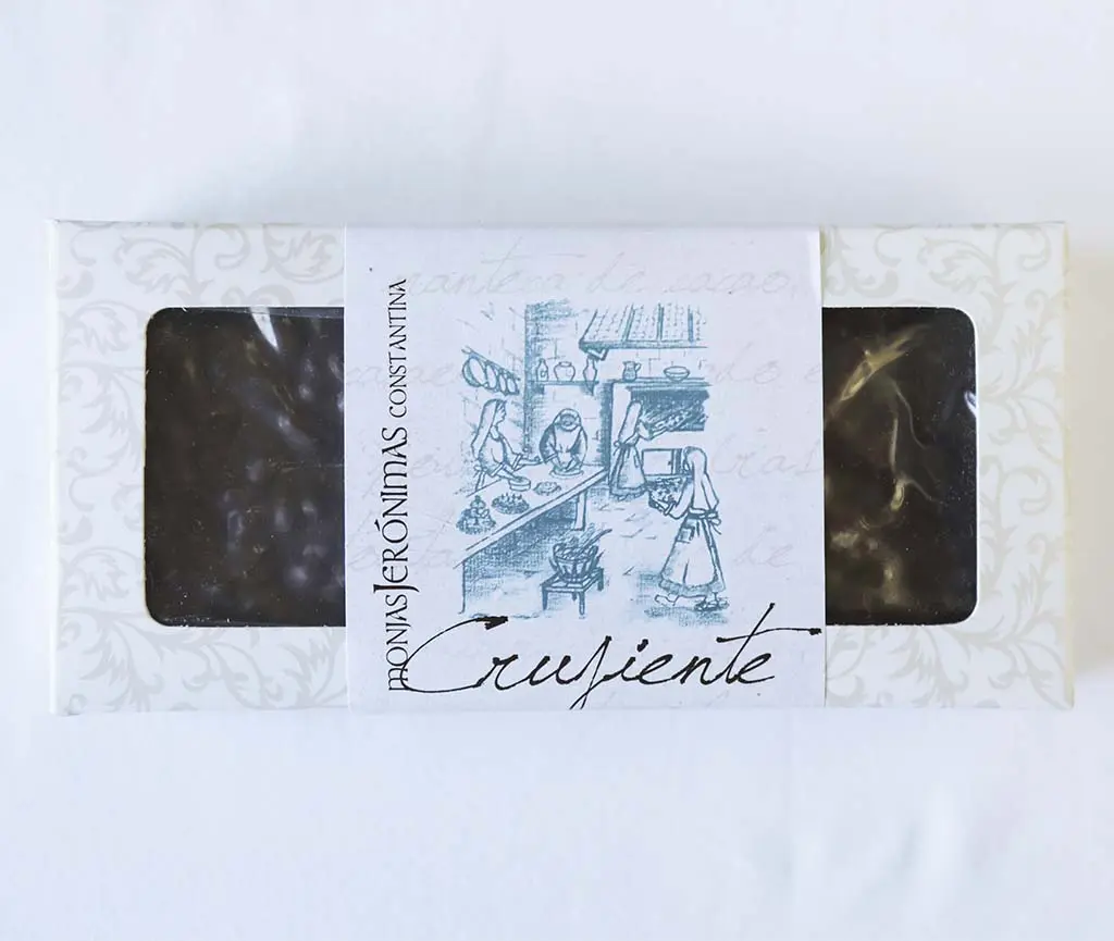 Turrón de chocolate crunch