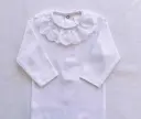 Body cuello bordado m/l
