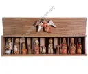 Belén completo en caja de madera