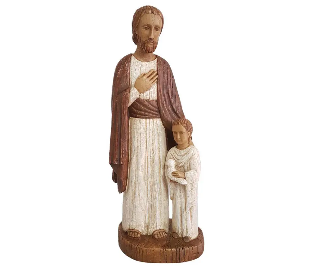 San José con el Niño y paloma