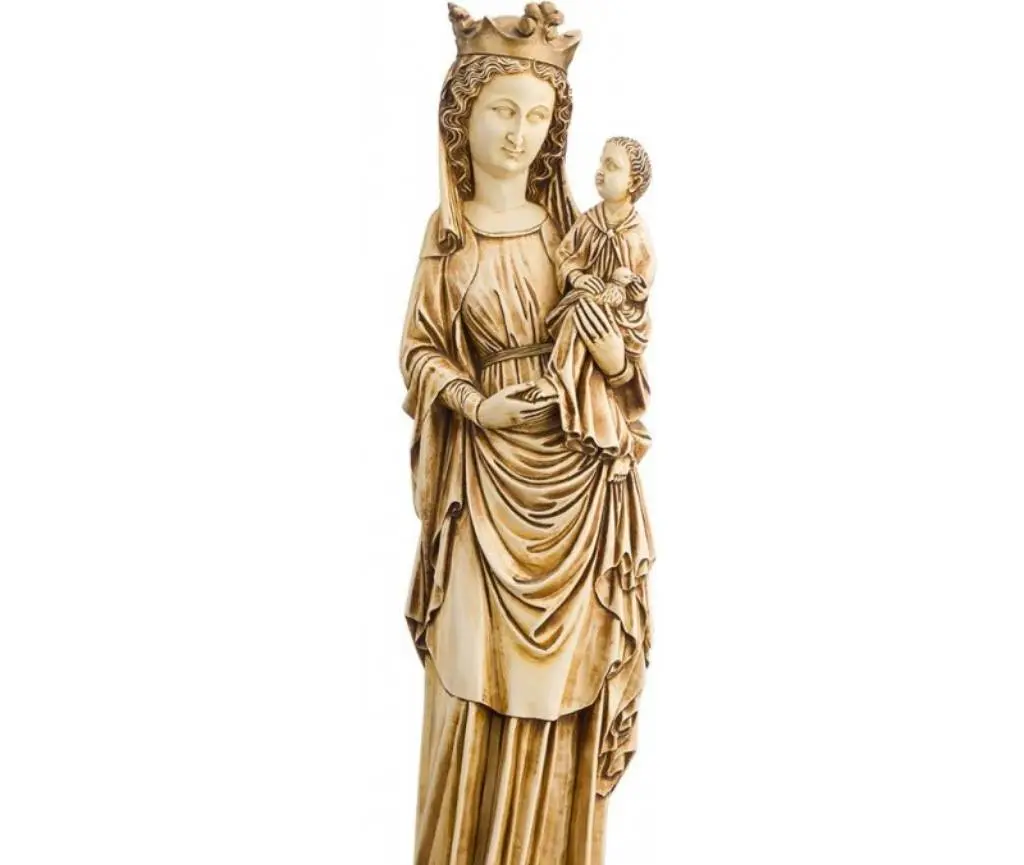 Virgen con pájaro
