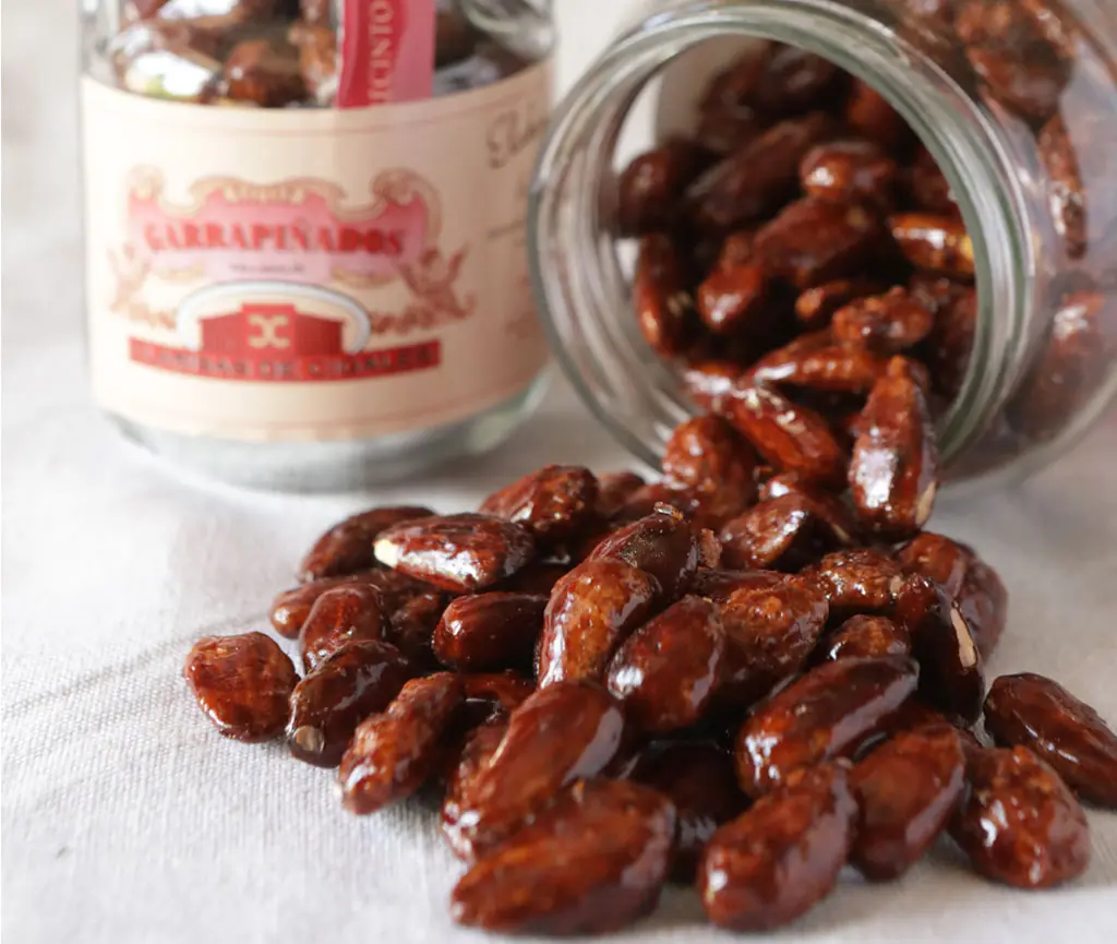 Almendras garrapiñadas