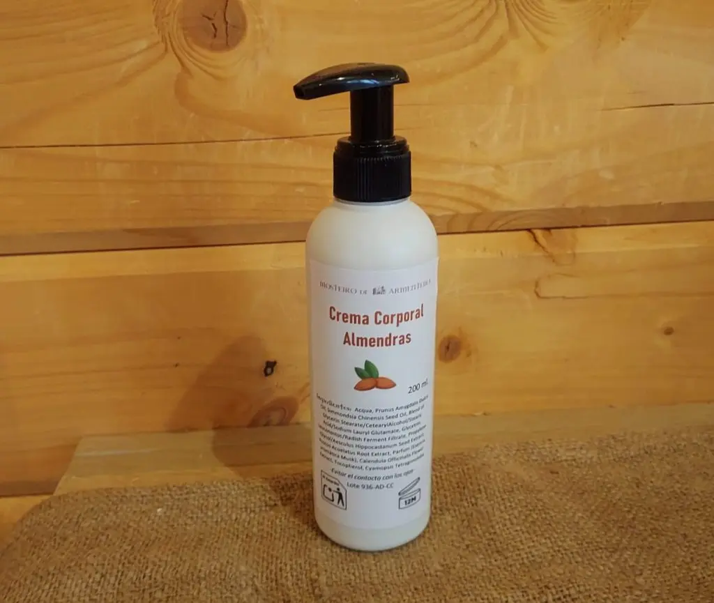 Crema corporal de Almendras