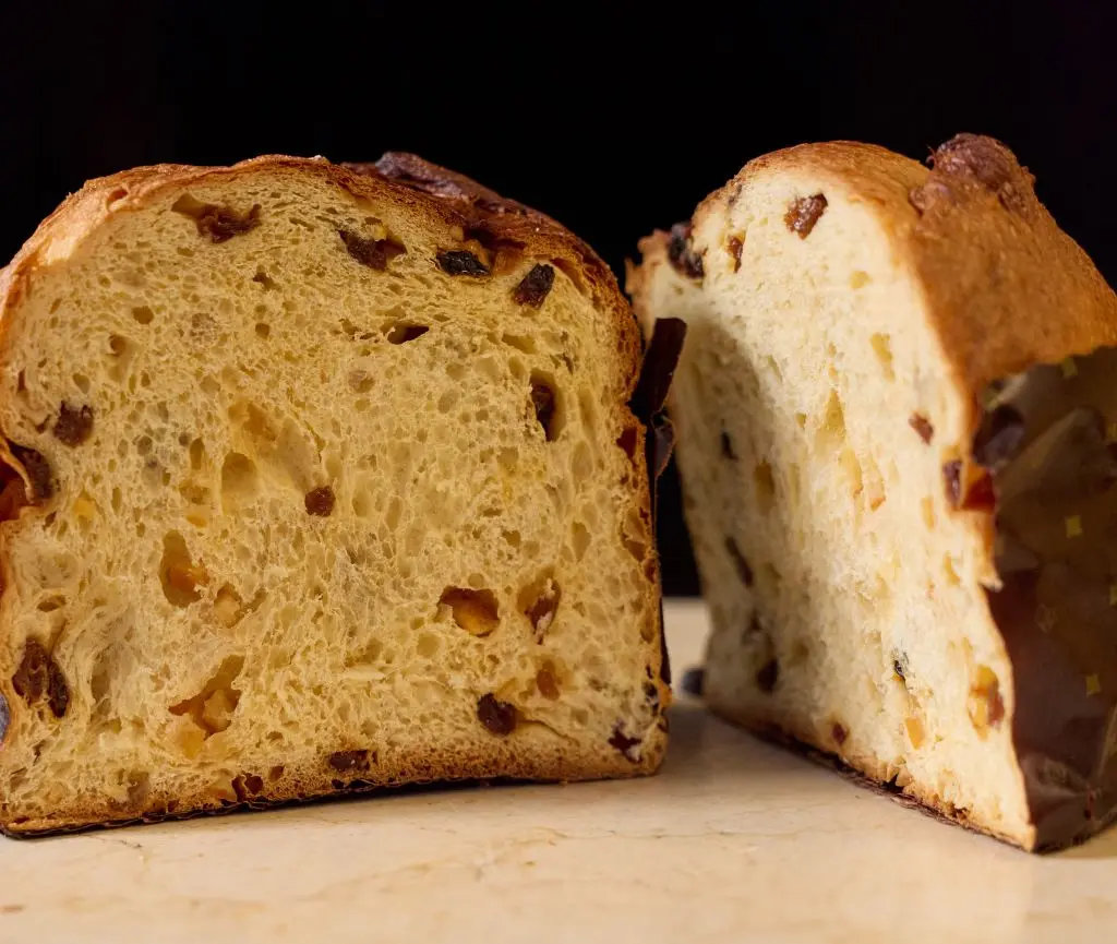 Panettone de pasas y naranja 