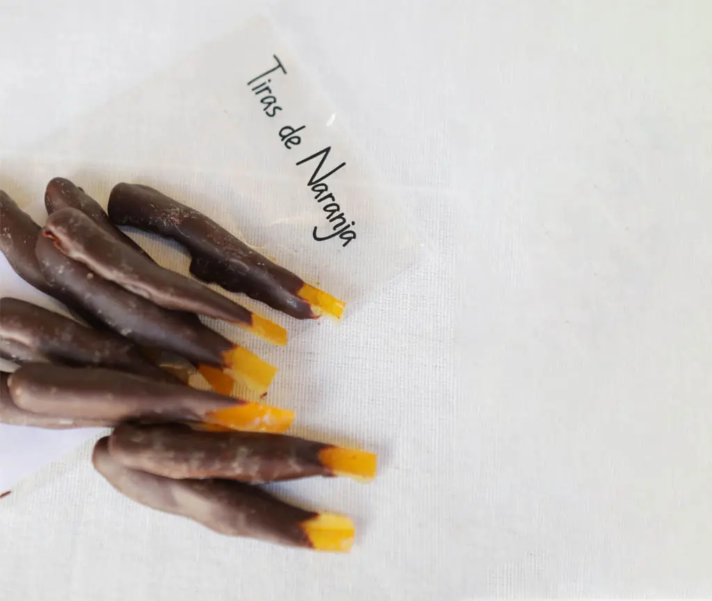 Tiras de naranja