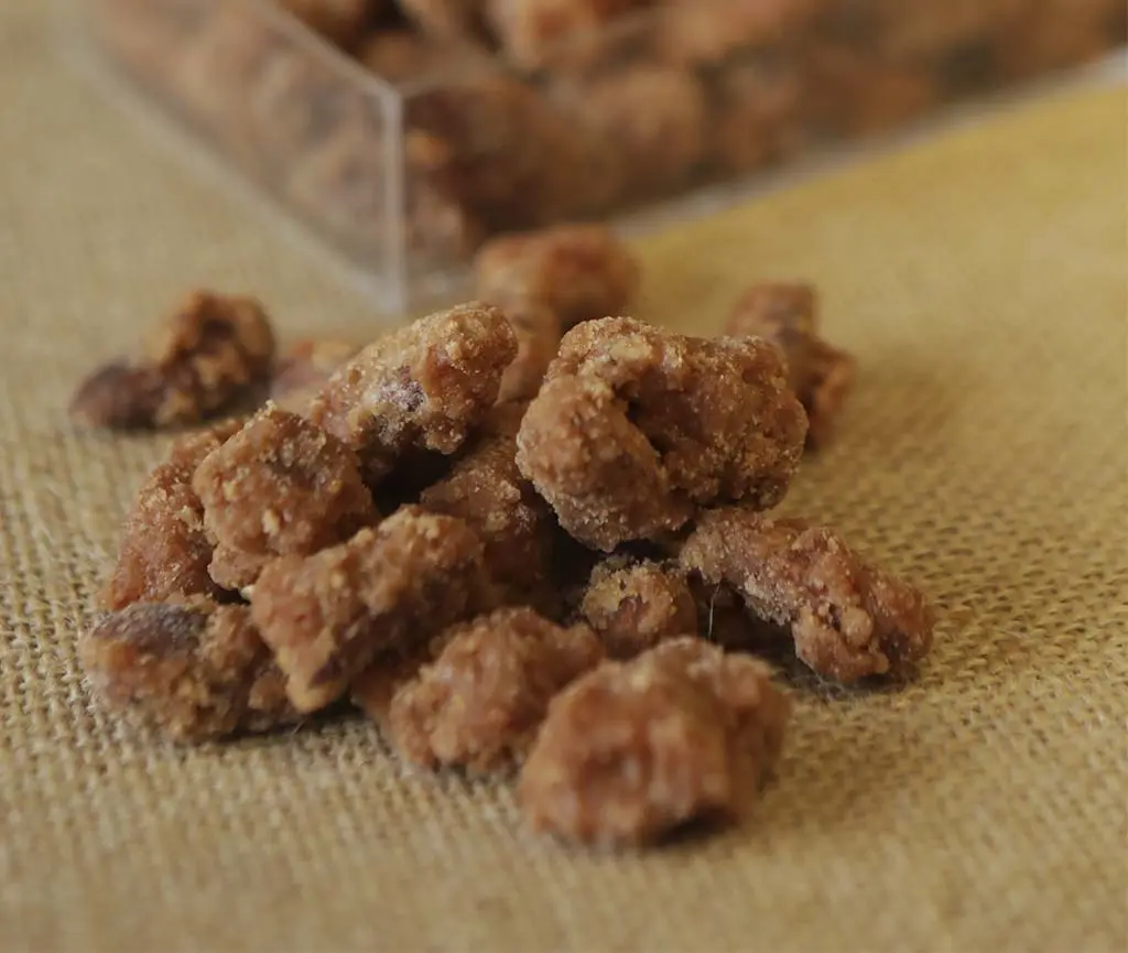 Almendras garrapiñadas