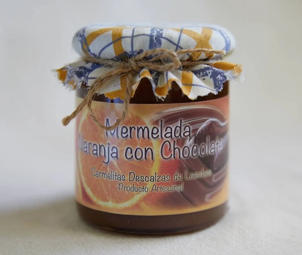 Mermelada de naranja con chocolate