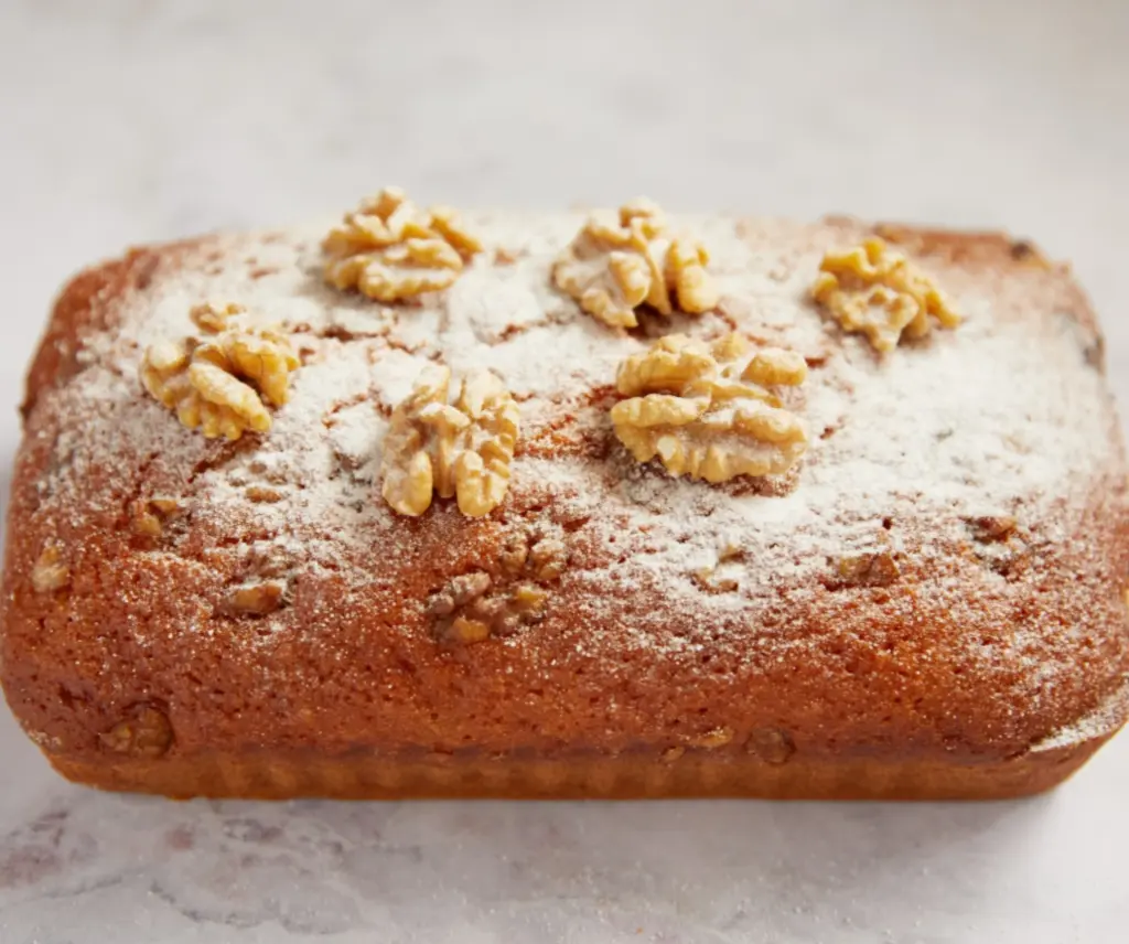 Bizcocho de pasas y nuez