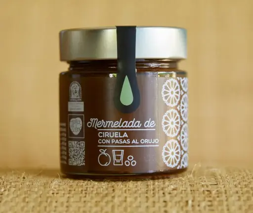 [12410] Mermelada ciruela con pasas al orujo