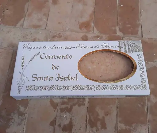 [11045] Turrón de chocolate blanco con almendra