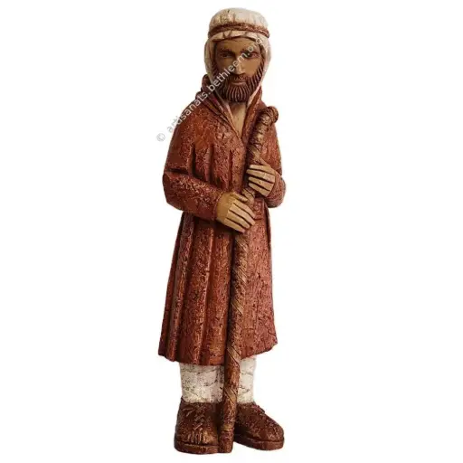 Pastor de pie campesino