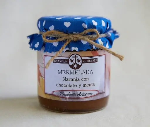 [12298] Mermelada de naranja con chocolate y menta